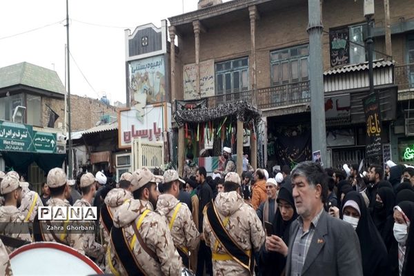 مراسم تشییع پیکر طلبه شهید حسن مختارزاده در قم