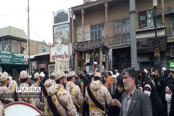 مراسم تشییع پیکر طلبه شهید حسن مختارزاده در قم