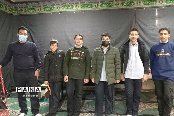 فضاسازی مدارس رودهن در ایام‌فاطمیه