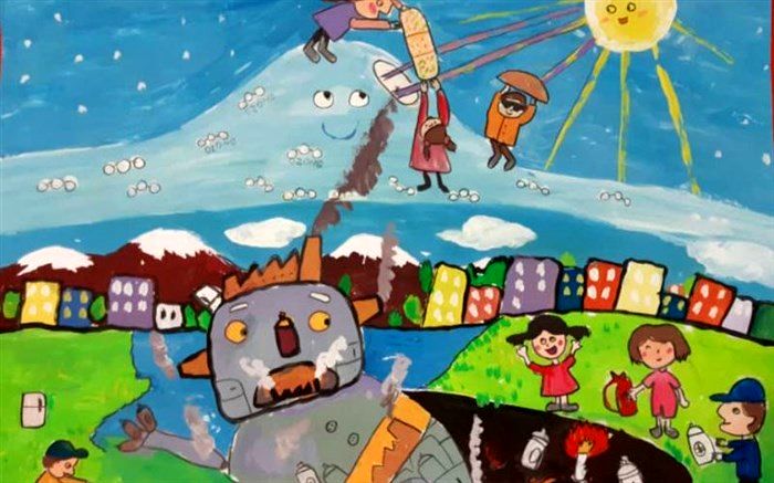 اثر دانش‌آموز ایرانی در بین برگزیدگان مسابقه هنری محیط‌زیست سازمان ملل