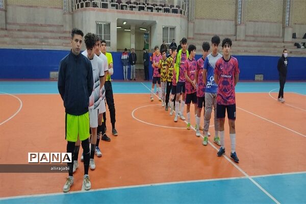 فینال مسابقات فوتسال دانش‌آموزان دوره دوم متوسطه شهرستان‌های استان تهران
