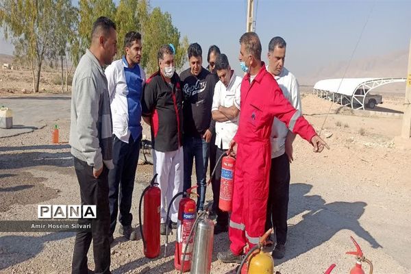 آموزش اطفا حریق در شهرستان جهرم