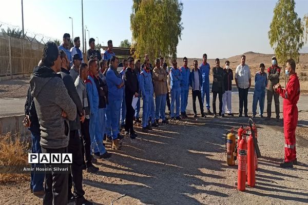 آموزش اطفا حریق در شهرستان جهرم