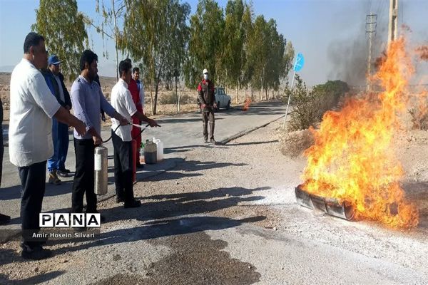 آموزش اطفا حریق در شهرستان جهرم