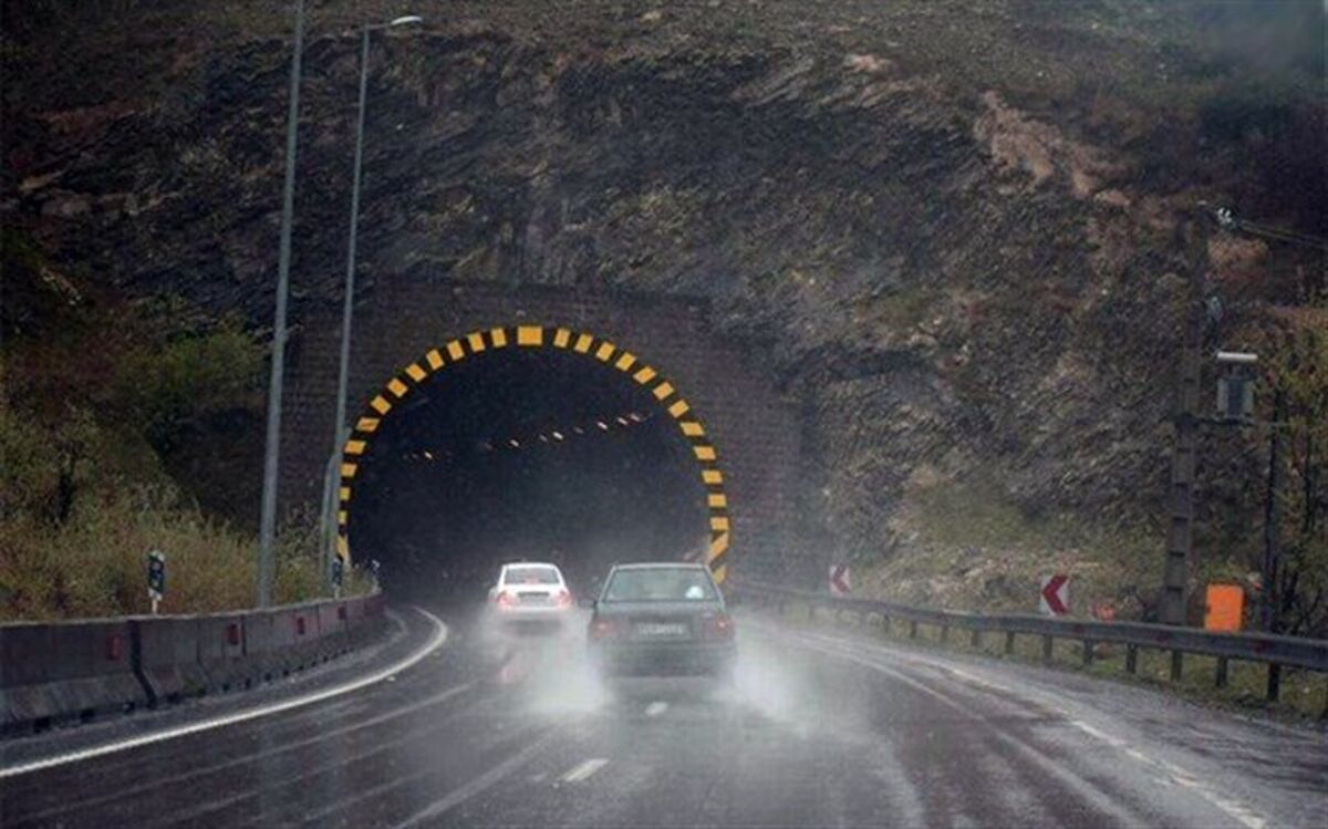بارش باران در محور‌های ۶ استان کشور