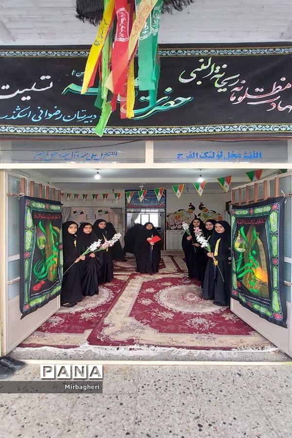 برگزاری دعای ندبه  در دبیرستان رضوانی اشکذر