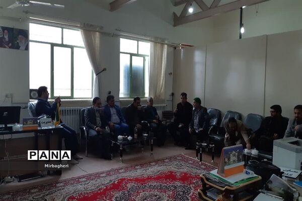 برگزاری دعای ندبه  در دبیرستان رضوانی اشکذر