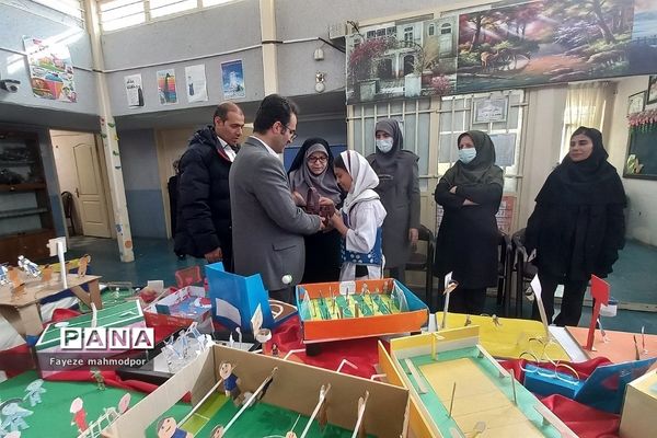 افتتاحیه المپیاد ورزشی و دست‌سازه‌های ورزشی  در دبستان حضرت زهرا(س) رودهن