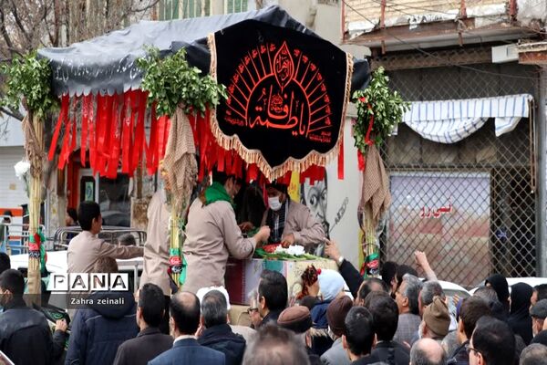 مراسم وداع با  شهید گمنام هشت سال دفاع‌مقدس در شهرستان اقلید