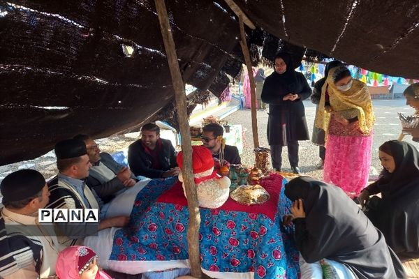 جشنواره غذای سنتی چهارمحال وبختیاری و شب یلدا در دبیرستان مرضیه