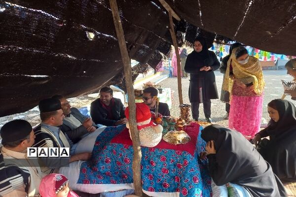 جشنواره غذای سنتی چهارمحال وبختیاری و شب یلدا در دبیرستان مرضیه