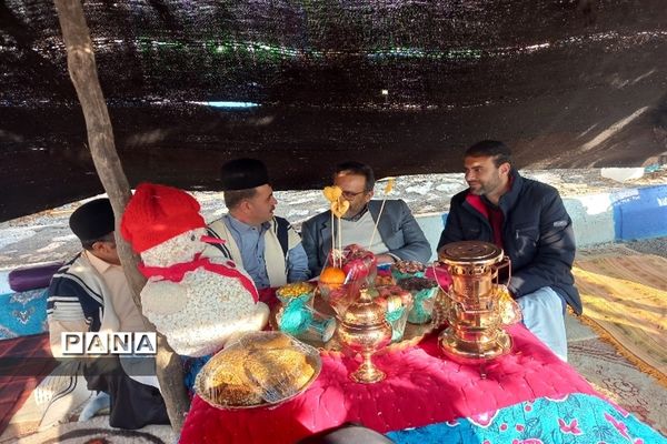 جشنواره غذای سنتی چهارمحال وبختیاری و شب یلدا در دبیرستان مرضیه