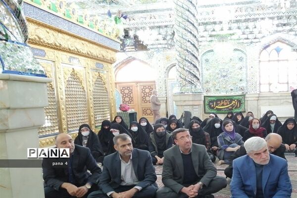 زیارت از امامزادگان پنج تن  لویزان و تجدید میثاق با شهدا