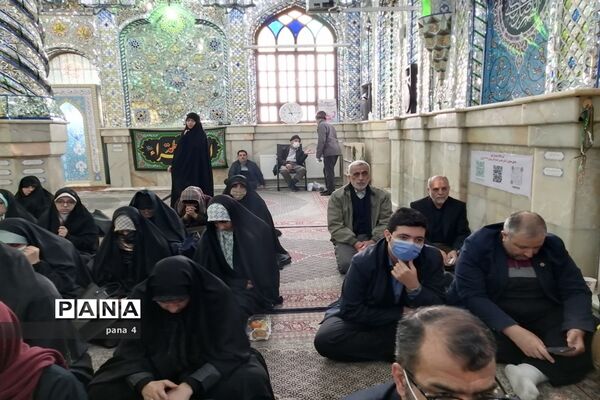 زیارت از امامزادگان پنج تن  لویزان و تجدید میثاق با شهدا