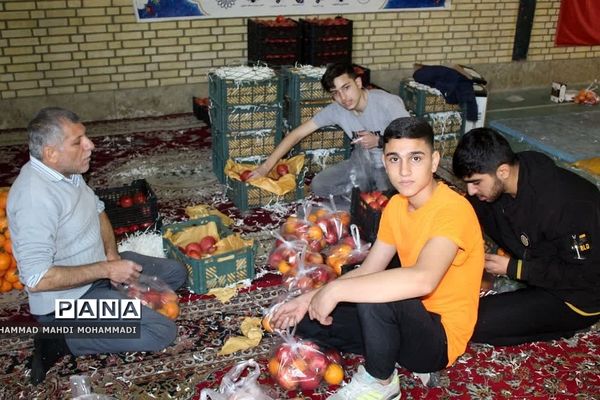 رزمایش کمک‌های مومنانه شب یلدا در فشافویه