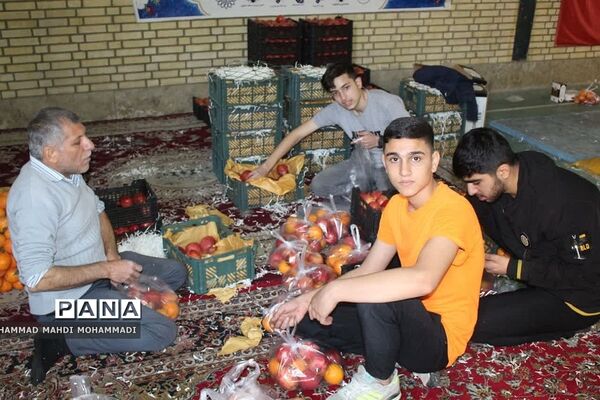 رزمایش کمک‌های مومنانه شب یلدا در فشافویه