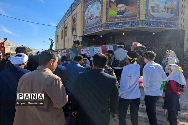 تشییع شهید گمنام در عسلویه