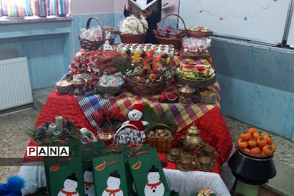 جشن آیینی  یلدا در مدارس رودهن