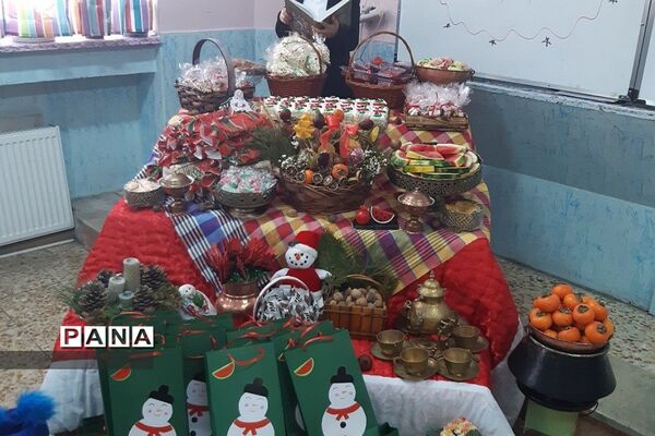 جشن آیینی  یلدا در مدارس رودهن