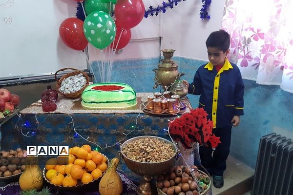 جشن آیینی  یلدا در مدارس رودهن