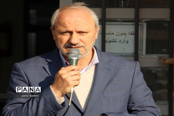 آیین کلنگ زنی زمین چمن مصنوعی در ساری