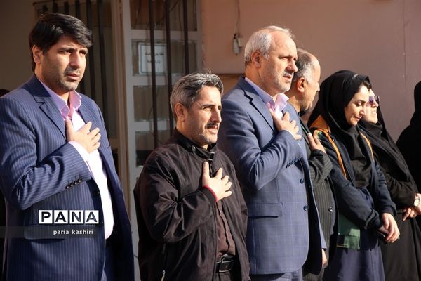 آیین کلنگ زنی زمین چمن مصنوعی در ساری