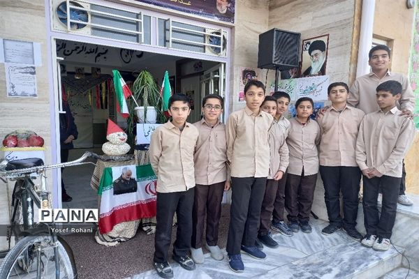 اجرای مراسم شب یلدا دبیرستان فرهنگ، کاشمر