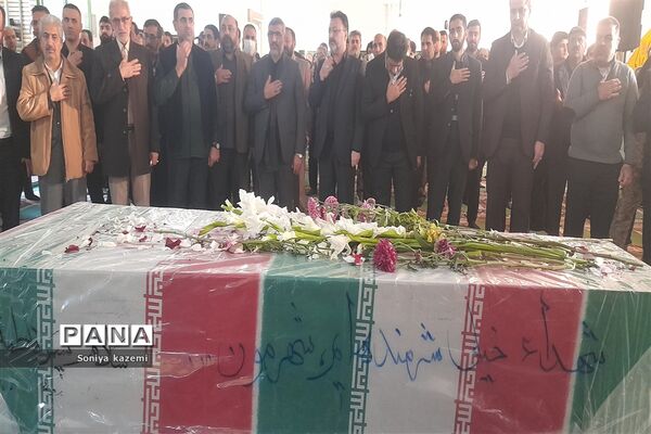 تشییع شهید گمنام  درآموزش و پرورش ناحیه دو ساری
