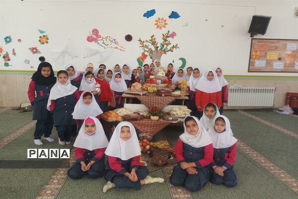 جشن یلدا در مدارس ابرکوه