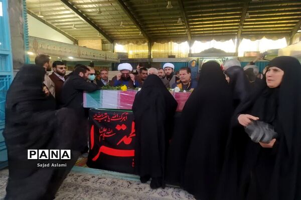 تشییع شهید گمنام  در شهرستان اقلید