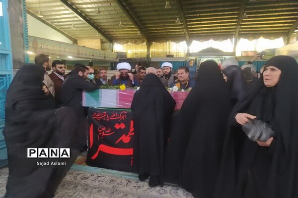 تشییع شهید گمنام  در شهرستان اقلید