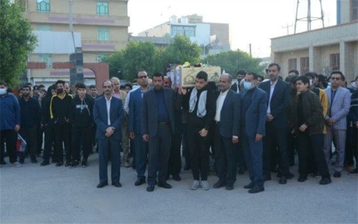 میزبانی 100 مدرسه استان بوشهر از ۳ شهید گمنام دفاع مقدس