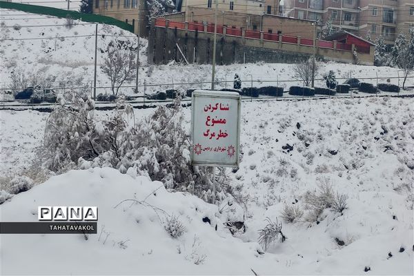 بارش برف زمستانی در پردیس