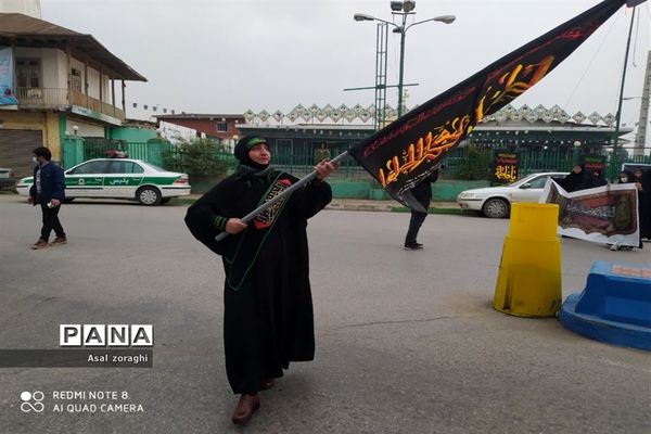 مراسم سوگواری ایام فاطمیه در میاندورود