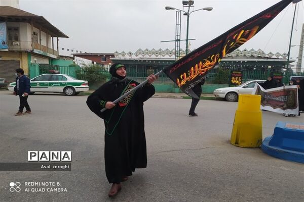 مراسم سوگواری ایام فاطمیه در میاندورود
