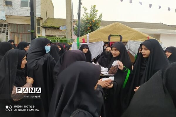 مراسم سوگواری ایام فاطمیه در میاندورود