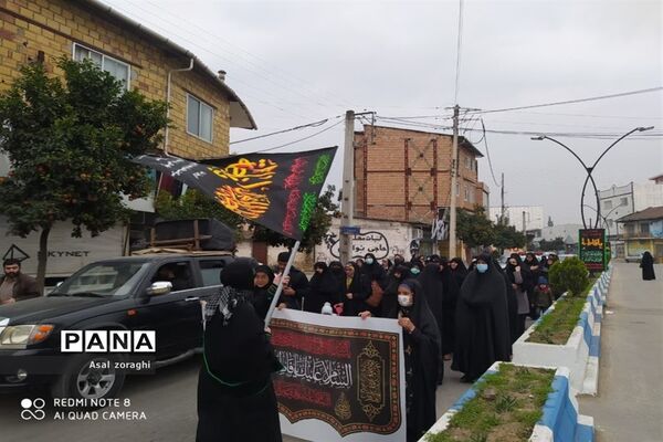 مراسم سوگواری ایام فاطمیه در میاندورود