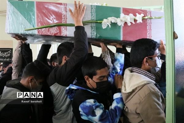 تشییع شهدای گمنام در زاهدان