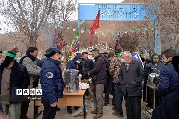 خاکسپاری پیکر شهید گمنام در پردنجان