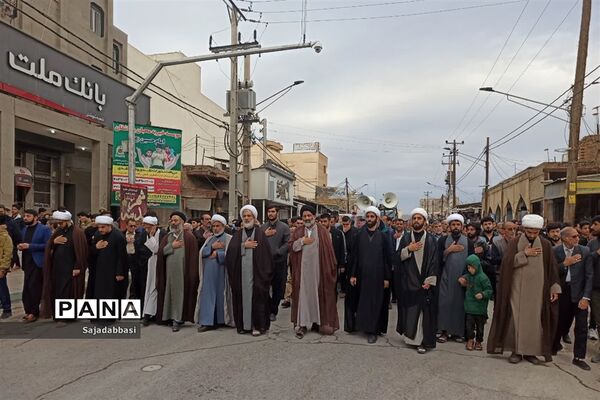 تشییع پیکر شهید گمنام در شوشتر