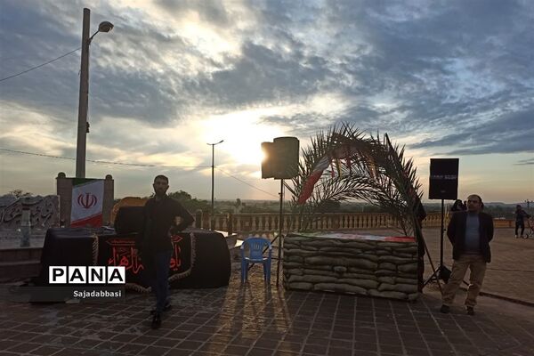 تشییع پیکر شهید گمنام در شوشتر