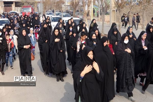 مراسم پیاده‌روی فاطمیون بمناسبت سالروز شهادت حضرت فاطمه زهرا(س)  و شهادت سردار حاج قاسم سلیمانی