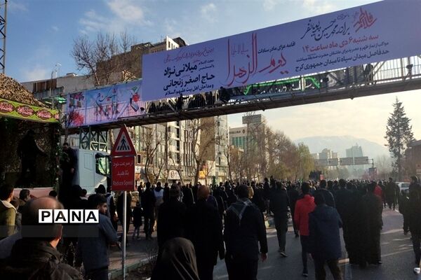 تشییع و وداع با پیکر مطهر شهدای گمنام در کرج