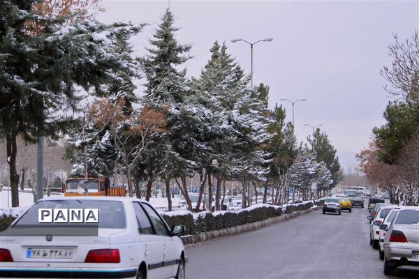 اولین برف زمستانه زنجان