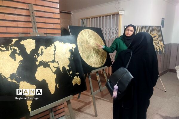 افتتاحیه نمایشگاه نقاشی در نگارخانه کانون فرهنگی و تربیتی شهدای پاکدشت