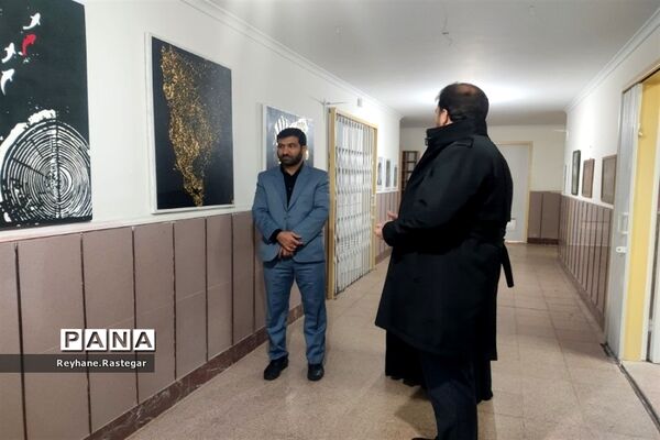 افتتاحیه نمایشگاه نقاشی در نگارخانه کانون فرهنگی و تربیتی شهدای پاکدشت