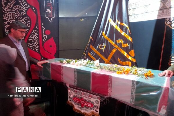 مراسم استقبال از شهید گمنام در قائمشهر