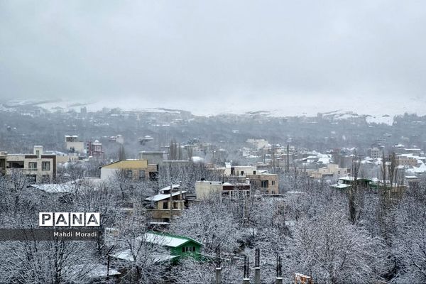 رخت سفید زمستان بر تن طبیعت دماوند