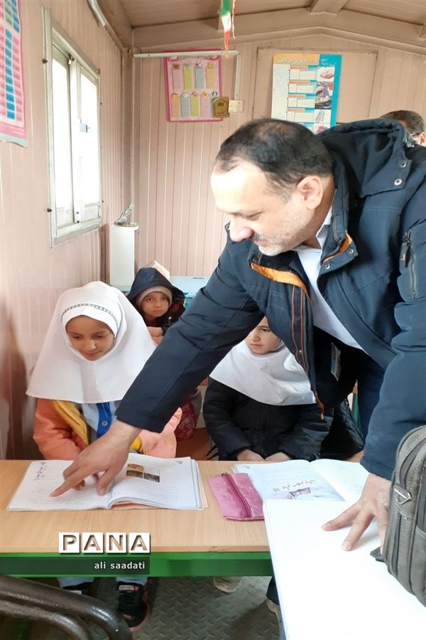 بازدید مدیر آموزش و پرورش شهرستان کلات از مدارس محلات عشایری