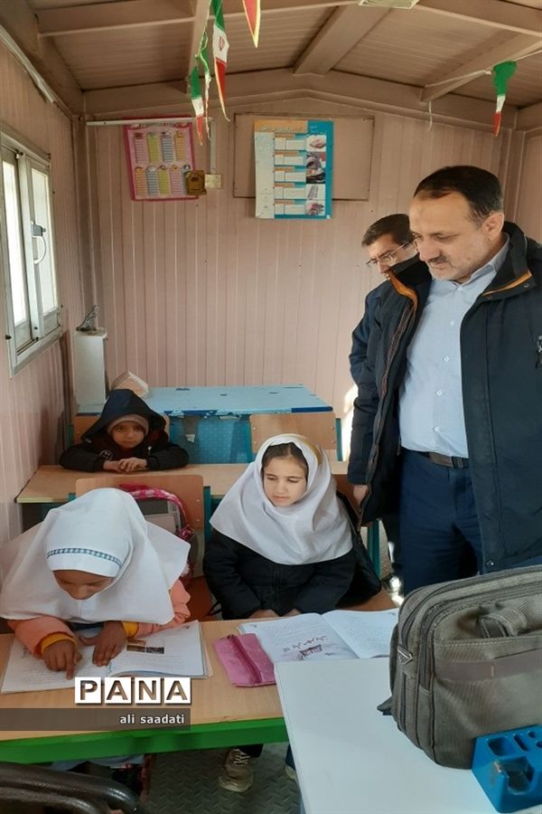 بازدید مدیر آموزش و پرورش شهرستان کلات از مدارس محلات عشایری
